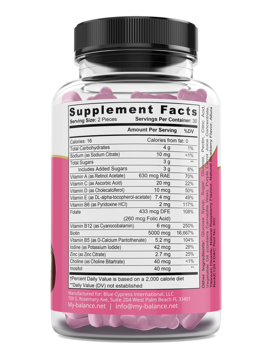 Hair Skin Nails Vitamins with Biotin - Ultimate Beauty Boost