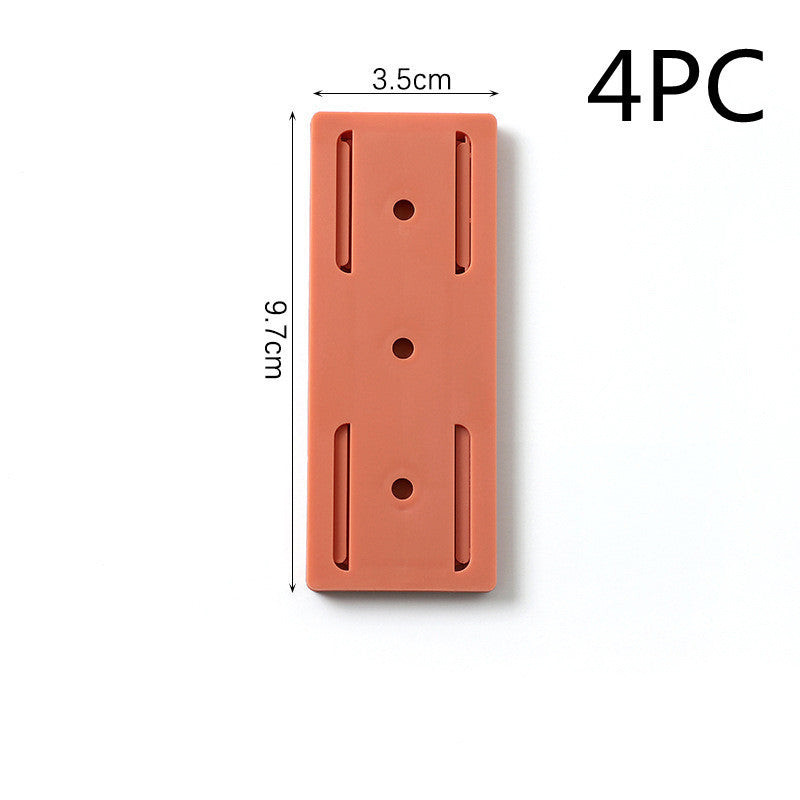 Power Strip Holder Self-adhesive Wall-mounted Punch-free