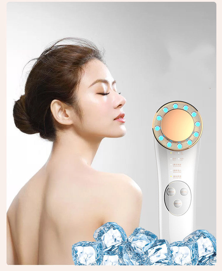 7-in-1 Facial Massager - EMS Face Lifting Device with LED Light Therapy