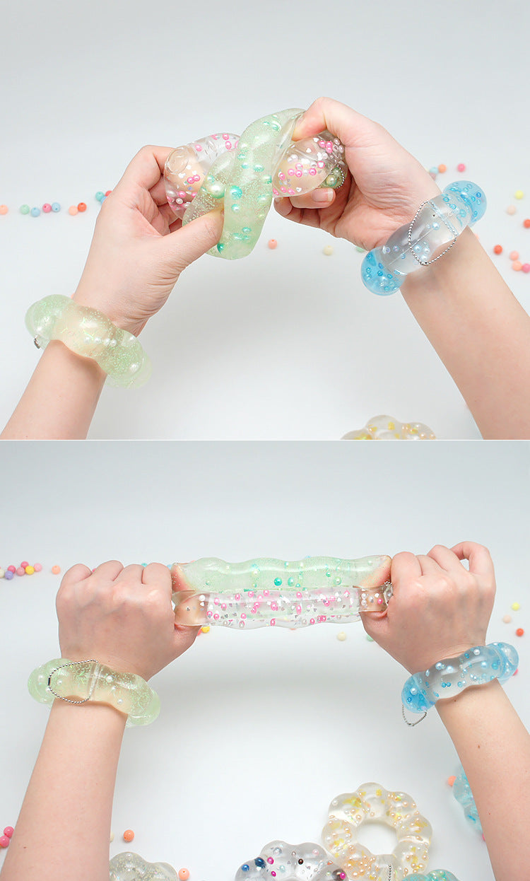 Clear Crystal Wreath Pinch Stress Relief Toys