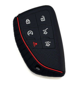 Silicone Key Fob Cover for Chevrolet - Tire Pattern Protective Case