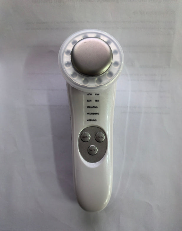 7-in-1 Facial Massager - EMS Face Lifting Device with LED Light Therapy