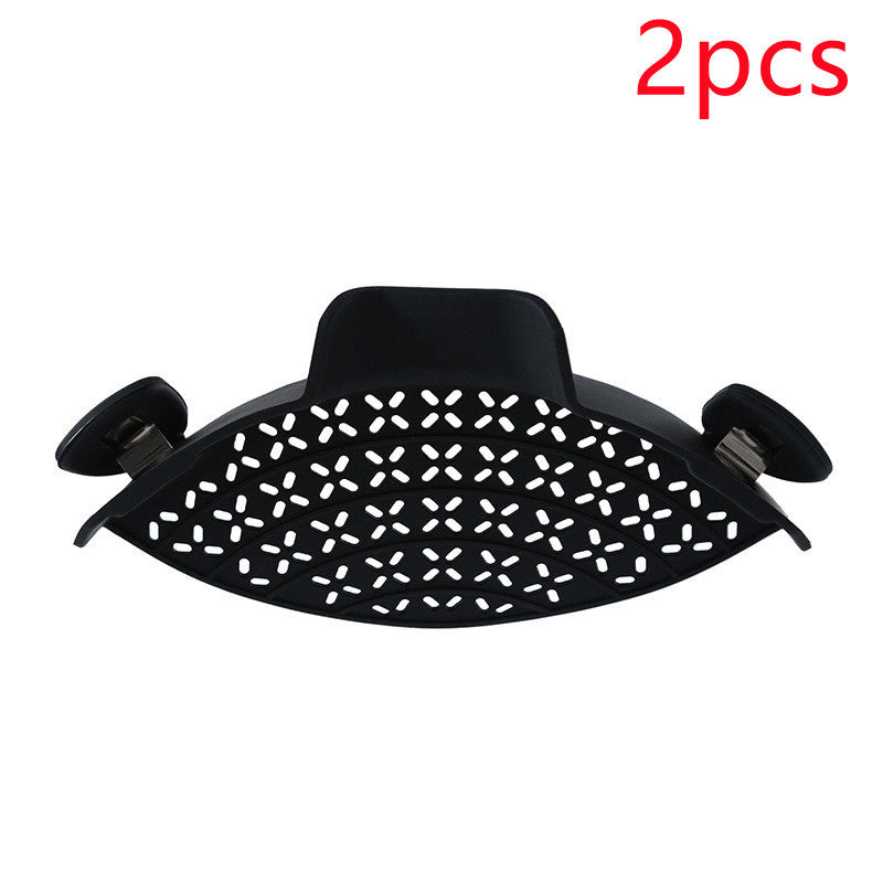 Silicone Pot Strainer - Clip-On Pasta Strainer for Pots and Pans