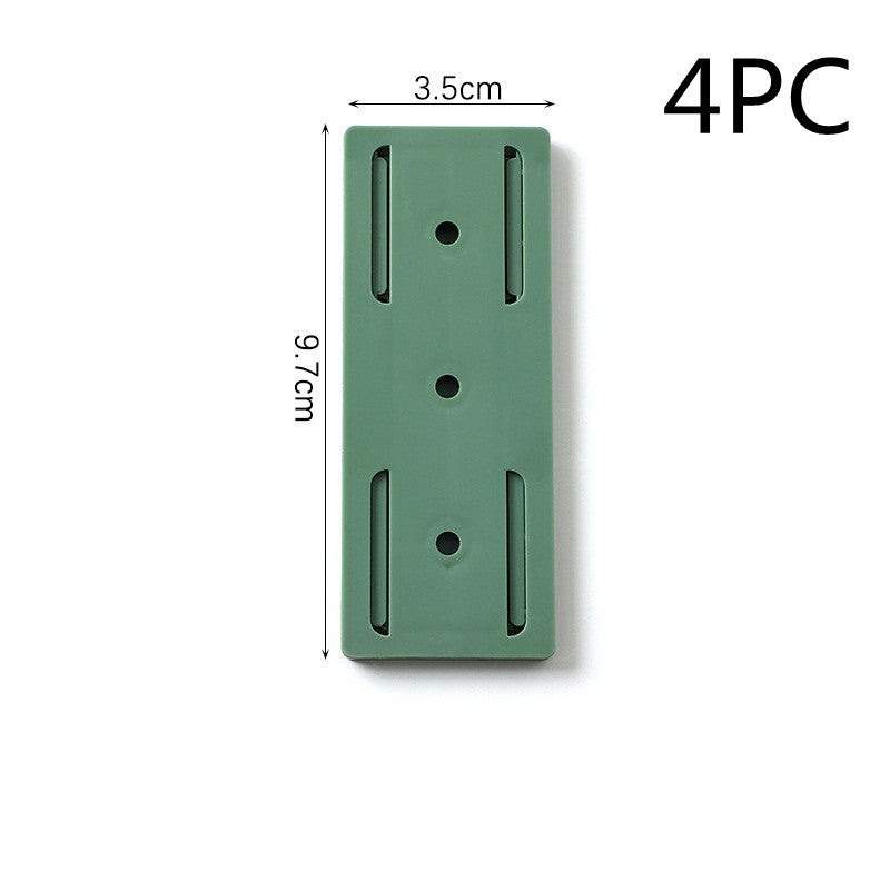 Power Strip Holder Self-adhesive Wall-mounted Punch-free