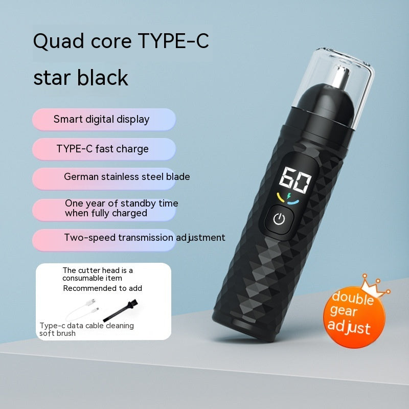 Rechargeable Nose Hair Trimmer - Electric Ear & Facial Hair Trimmer