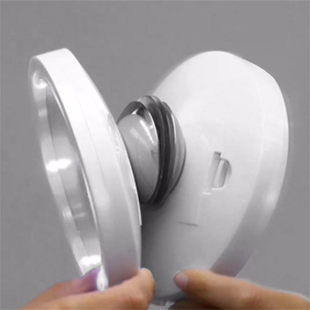 LED Lighted Makeup Mirror - 360° Rotating Vanity Mirror with Magnification