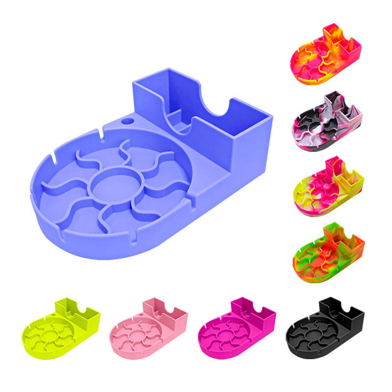 Silicone Dish Drying Mat - Cup Drainer Rack for Kitchen Counter