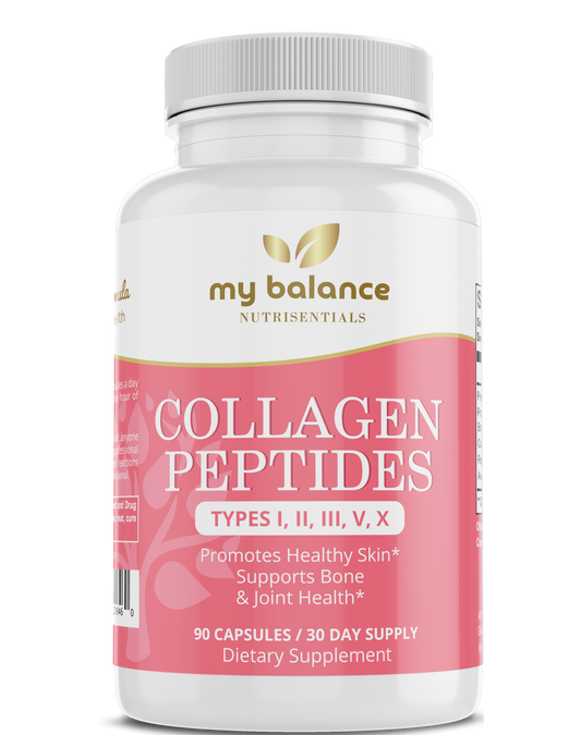 Multi-Collagen Peptides Types I II III V X Health Boost
