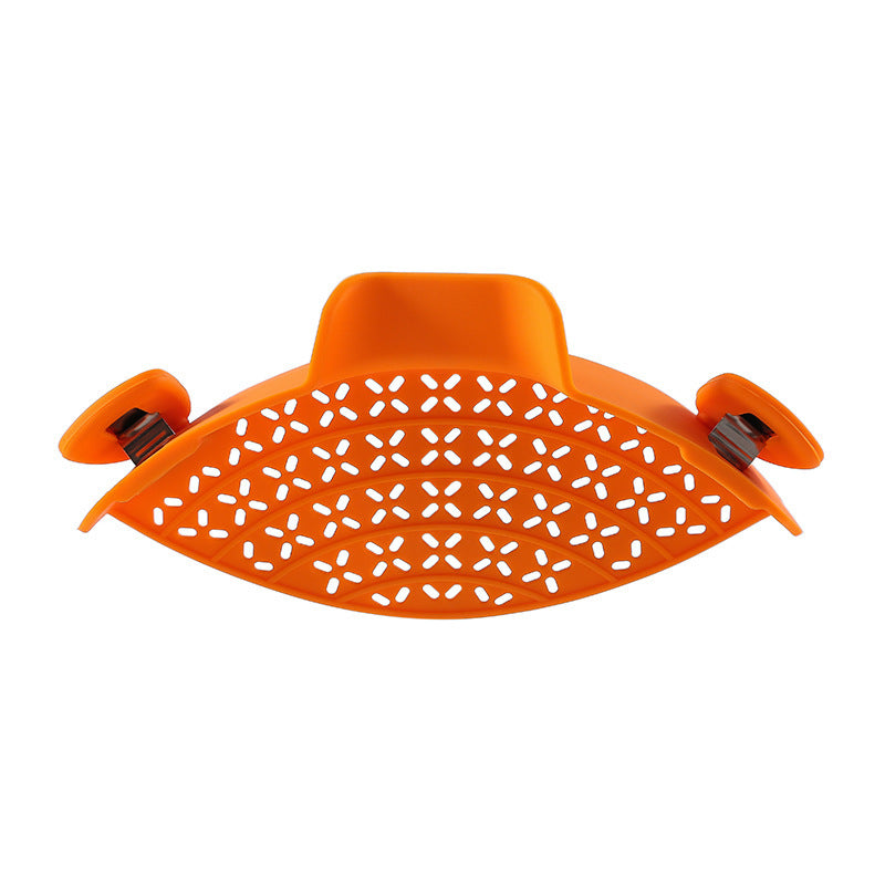 Silicone Pot Strainer - Clip-On Pasta Strainer for Pots and Pans