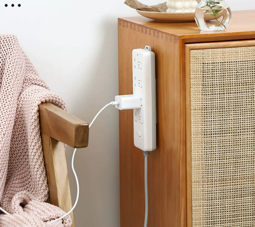 Power Strip Holder Self-adhesive Wall-mounted Punch-free