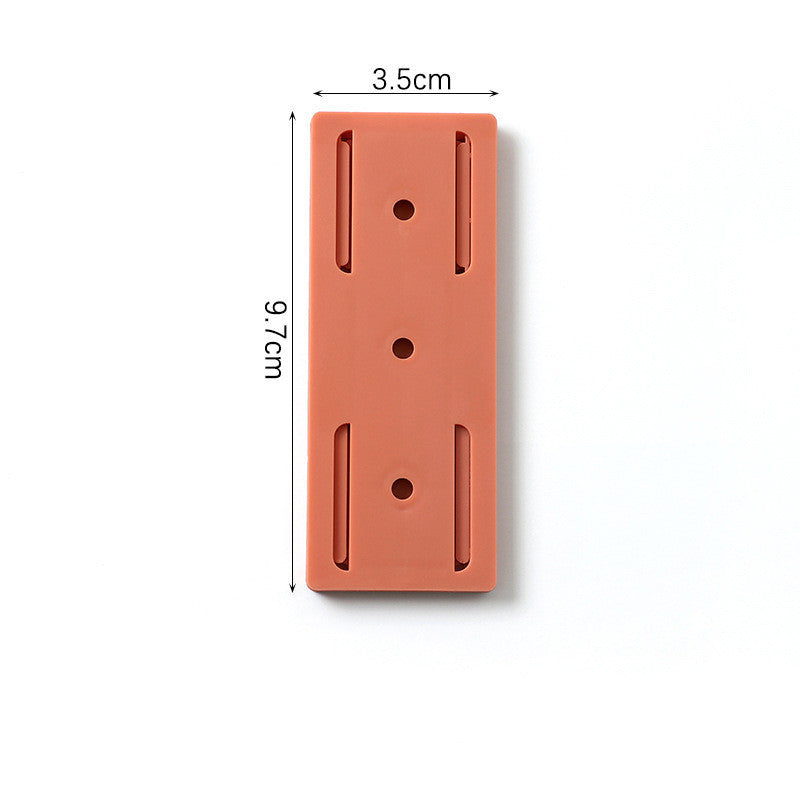 Power Strip Holder Self-adhesive Wall-mounted Punch-free